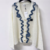 MIUMIU 26S OPEN-KNIT CARDIGAN 1456