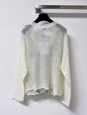 MIUMIU 26S OPEN-KNIT CARDIGAN 1456