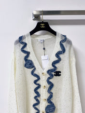 MIUMIU 26S OPEN-KNIT CARDIGAN 1456