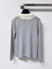 MIUMIU 26S KNIT POLO SWEATER 1466
