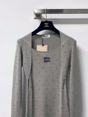 MIUMIU 26S LONG-SLEEVE KNIT TOP 1448