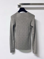 MIUMIU 26S LONG-SLEEVE KNIT TOP 1448