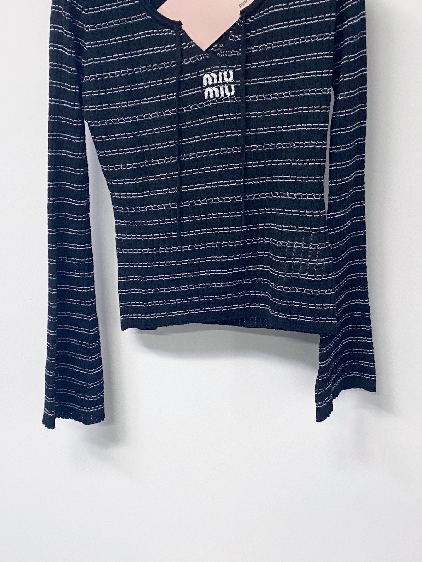 MIUMIU 26S LONG-SLEEVE KNIT TOP 1440