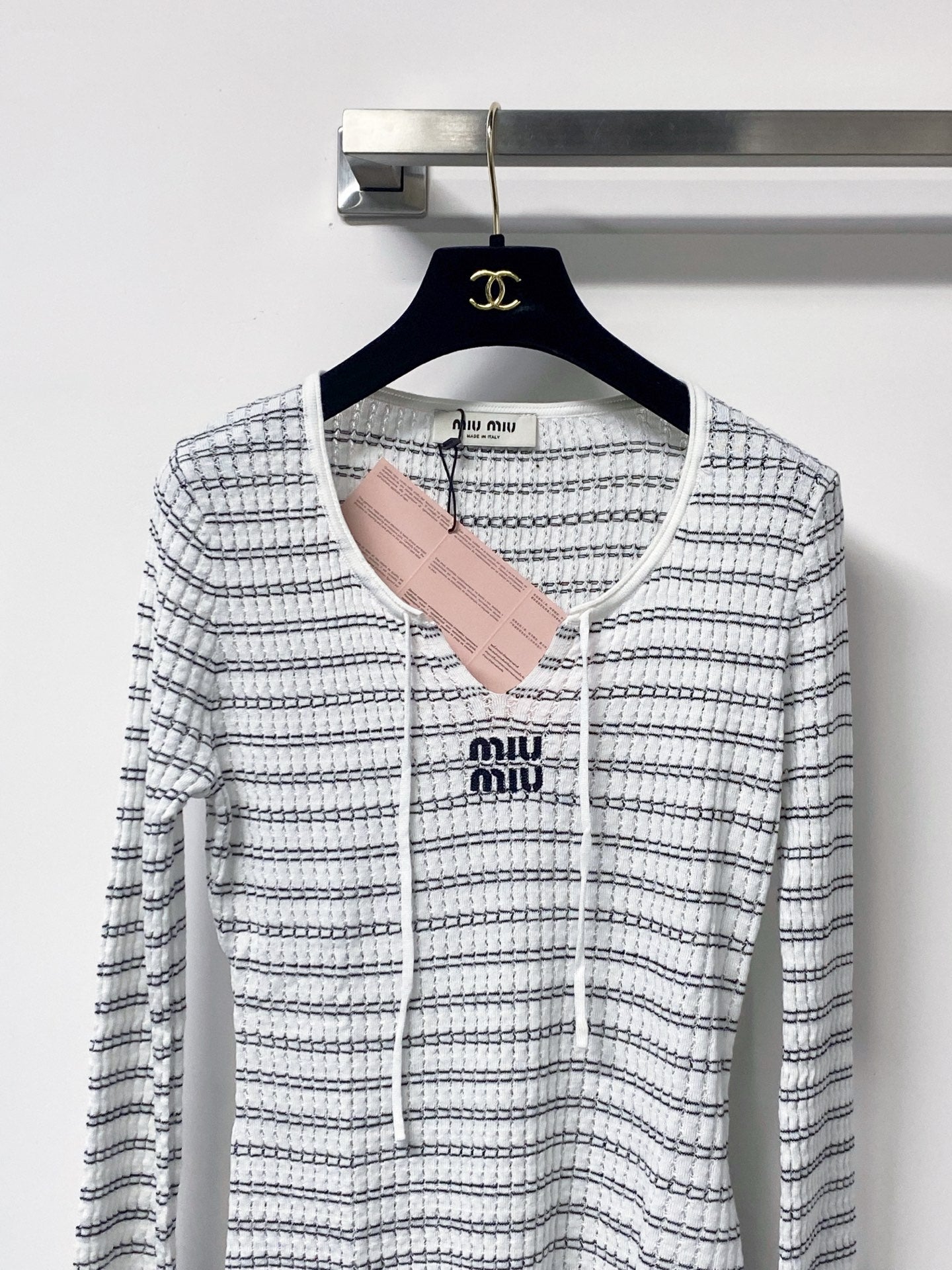 MIUMIU 26S LONG-SLEEVE KNIT TOP 1439