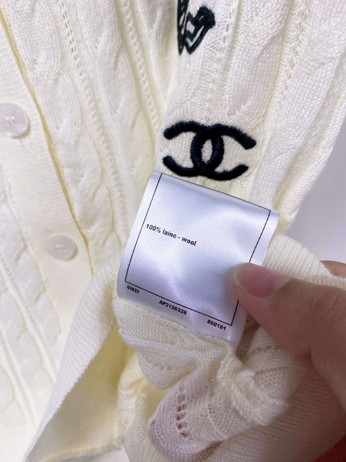 CHANEL 26S KNIT CARDIGAN 1589