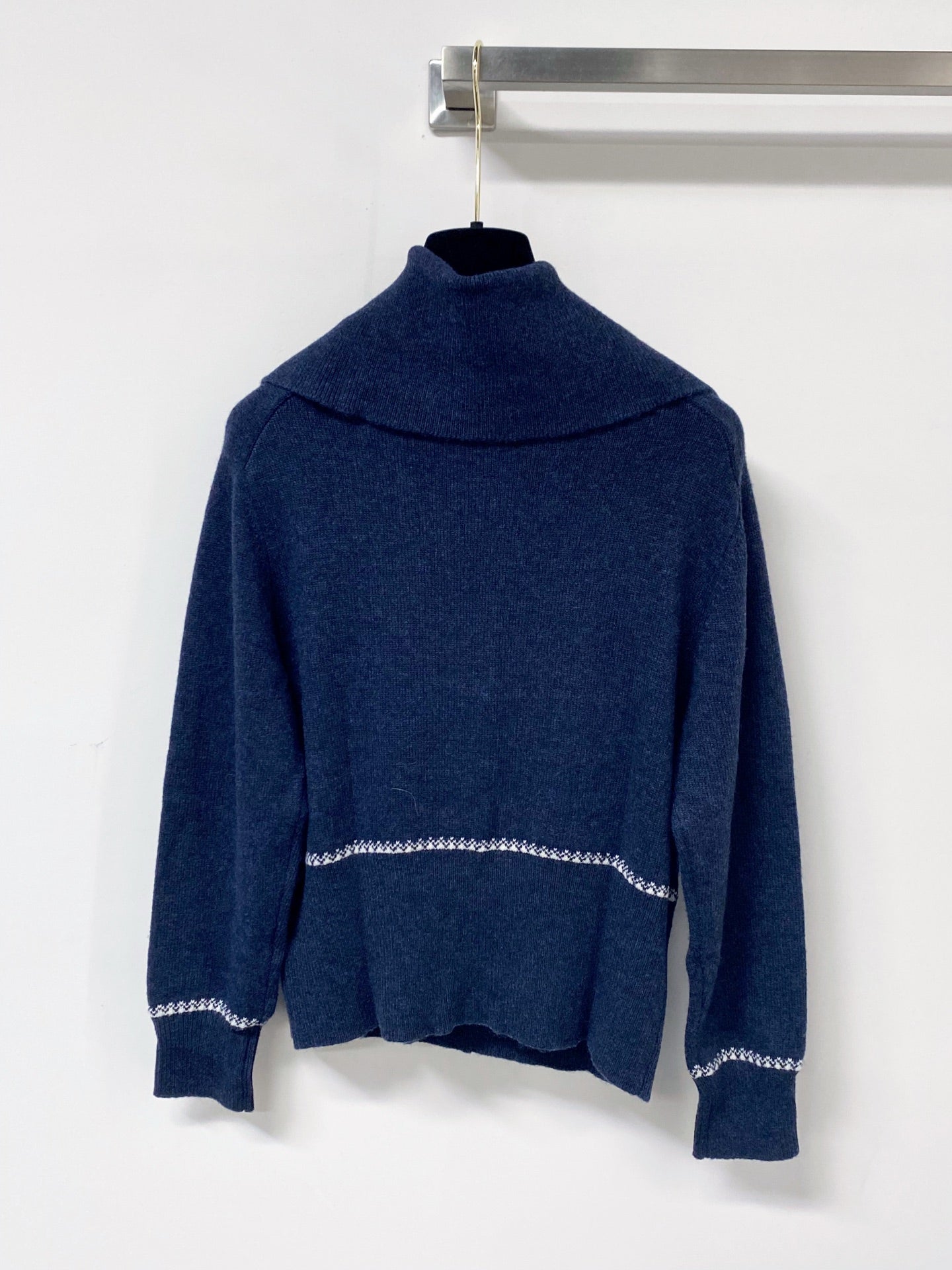DIOR 26S MOCK-NECK WOOL SWEATER 1455