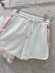 DIOR TRIMMED SHORT-SLEEVE T-SHIRT AND SHORTS SET 275221