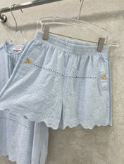 VALENTINO LONG-SLEEVE TOP AND SHORTS SET 275213