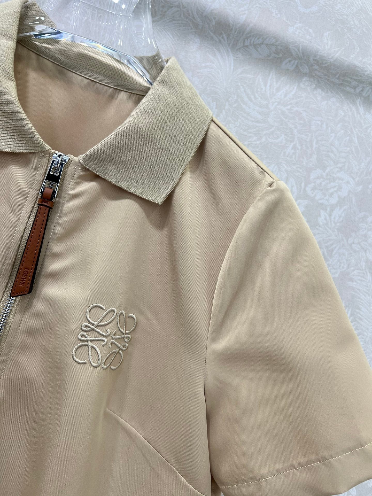 LOEWE SHORT-SLEEVE SHIFT DRESS WITH SIDE POCKETS