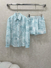 DIOR SET LONG-SLEEVE SHIRT AND SHORTS 269954