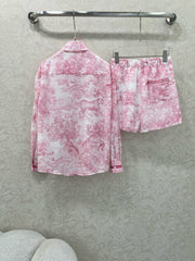 DIOR SET LONG-SLEEVE SHIRT AND SHORTS 269956