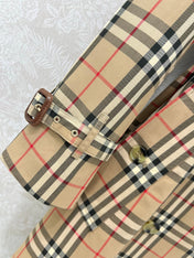 BURBERRY PLAID TRENCH COAT 275085