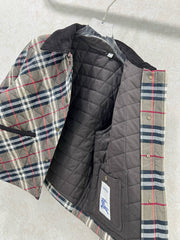 BURBERRY 25S COTTON PLAID JACKET 129