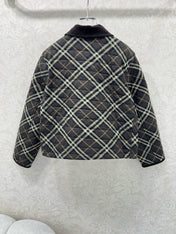 BURBERRY 25S COTTON PLAID JACKET 131