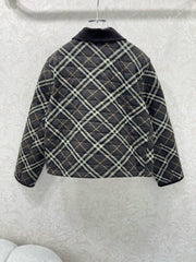 BURBERRY 25S COTTON PLAID JACKET 131