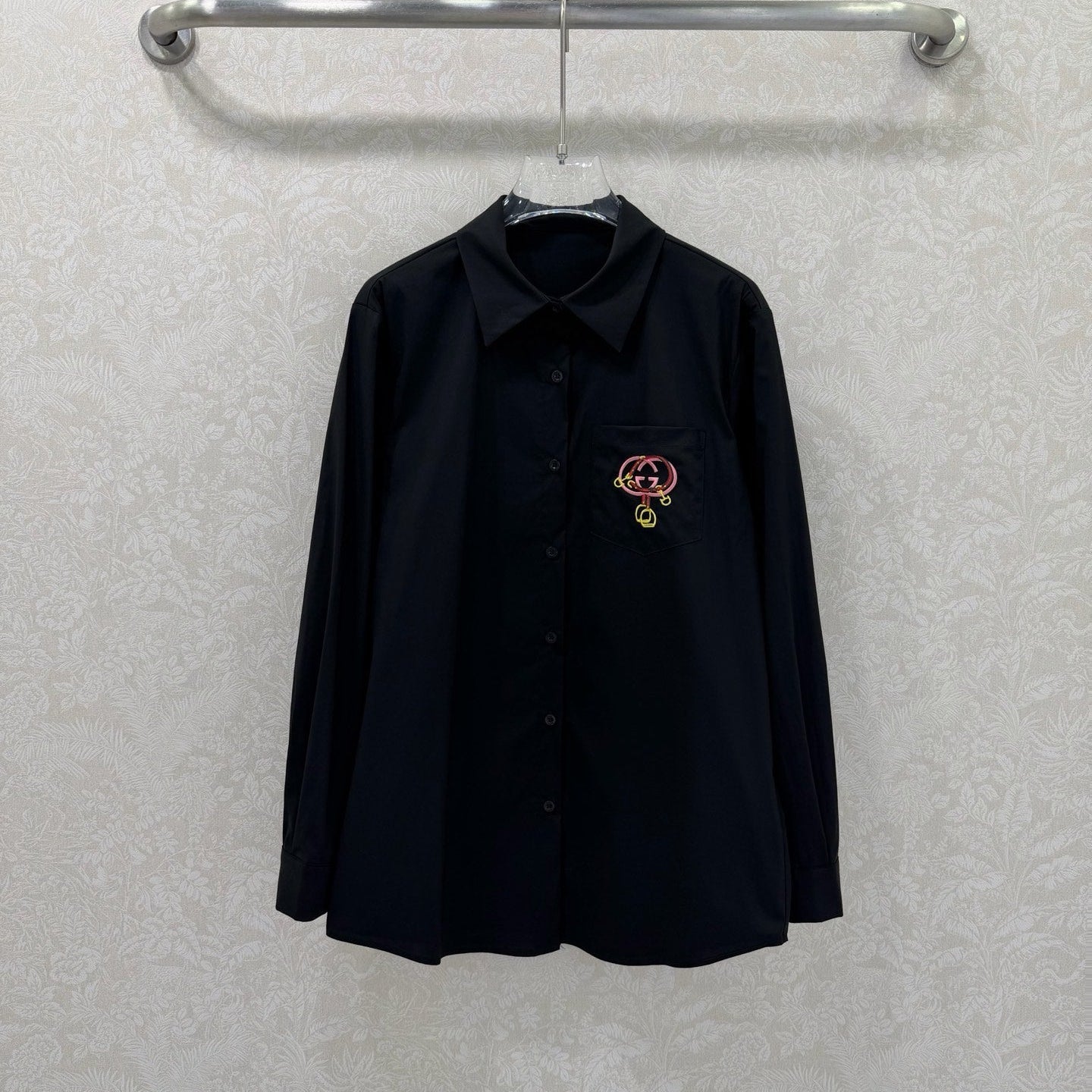 GUCCI 26S LONG-SLEEVE COLLARED SHIRT 388