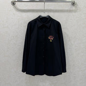 GUCCI 26S LONG-SLEEVE COLLARED SHIRT 388