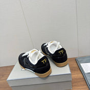 TOM FORD 26S JACKSON SNEAKERS IN BLACK SUEDE STYLE 1