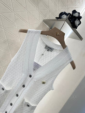 CHANEL 25S ACCORDION-KNIT BLAZER 265527
