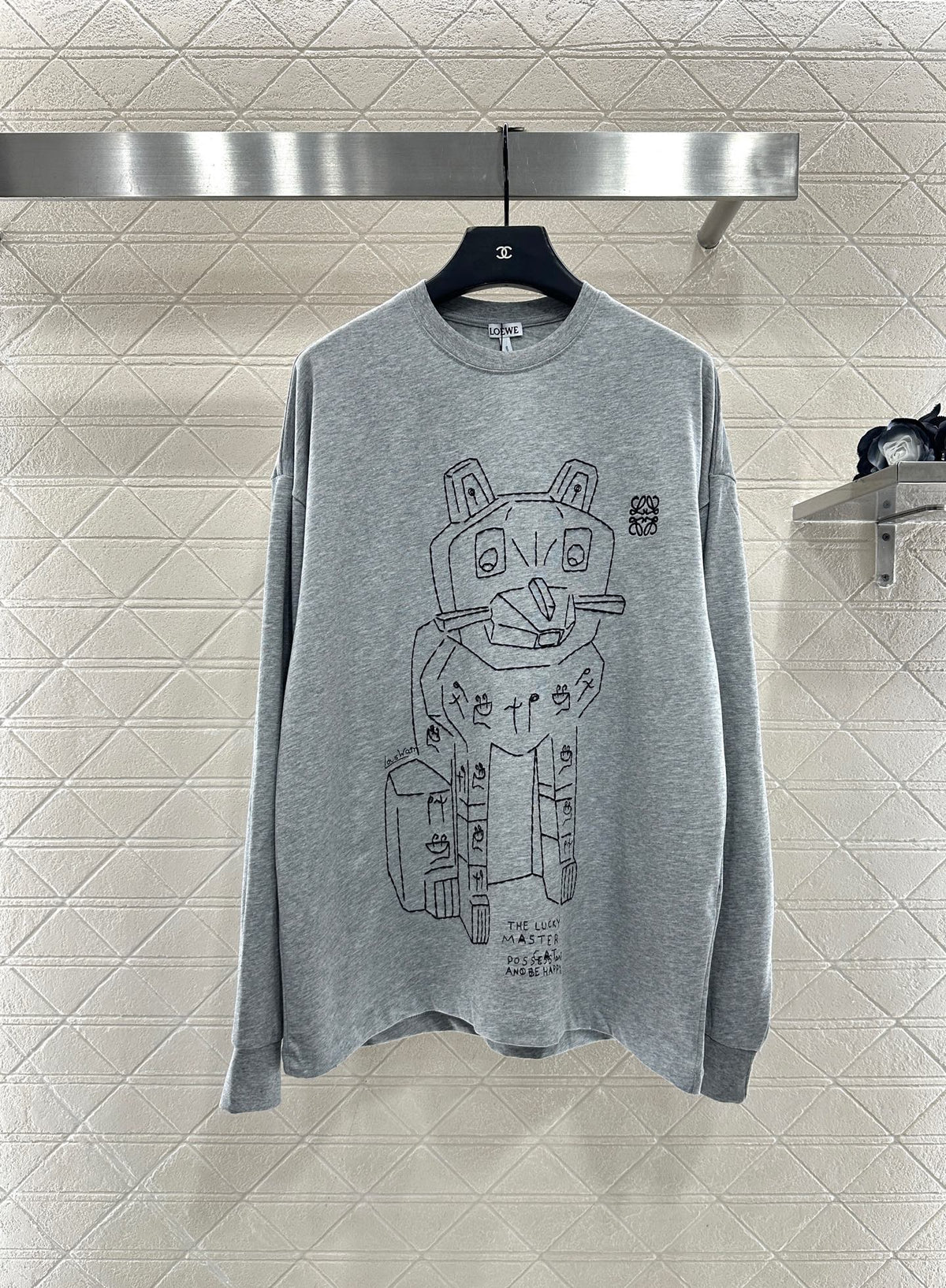 LOEWE LONG-SLEEVE CREW NECK T-SHIRT STYLE 237