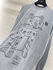 LOEWE LONG-SLEEVE CREW NECK T-SHIRT STYLE 237