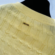 GUCCI 26S SHORT-SLEEVE CABLE-KNIT SWEATER 376