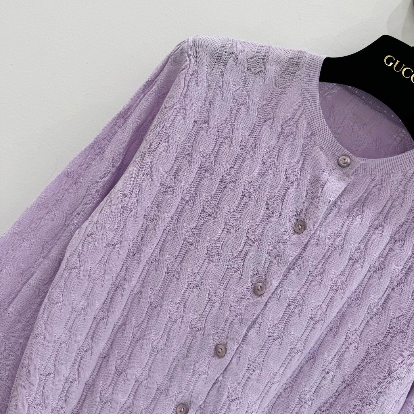 GUCCI 26S LONG-SLEEVE KNIT CARDIGAN 374