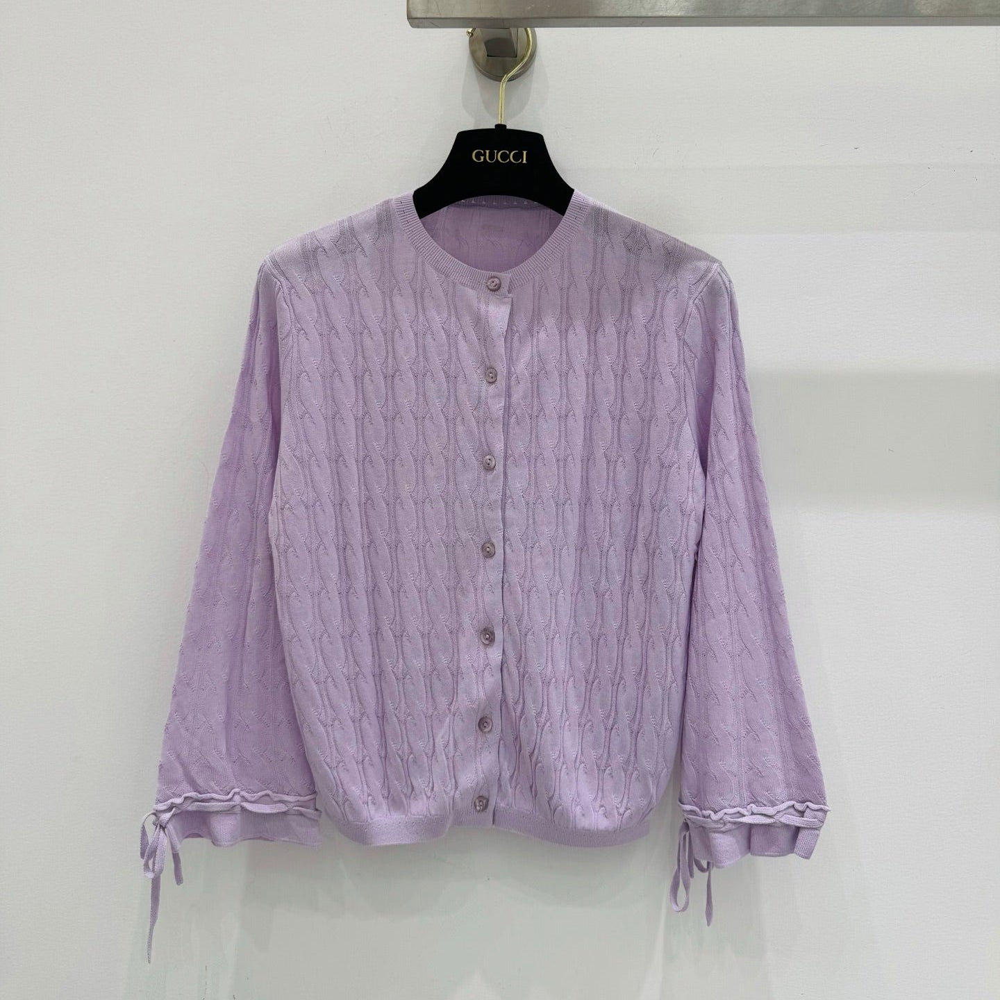 GUCCI 26S LONG-SLEEVE KNIT CARDIGAN 374
