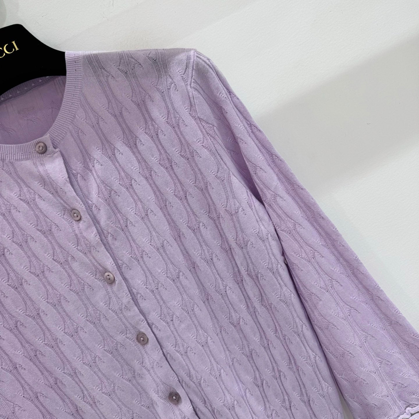 GUCCI 26S LONG-SLEEVE KNIT CARDIGAN 374