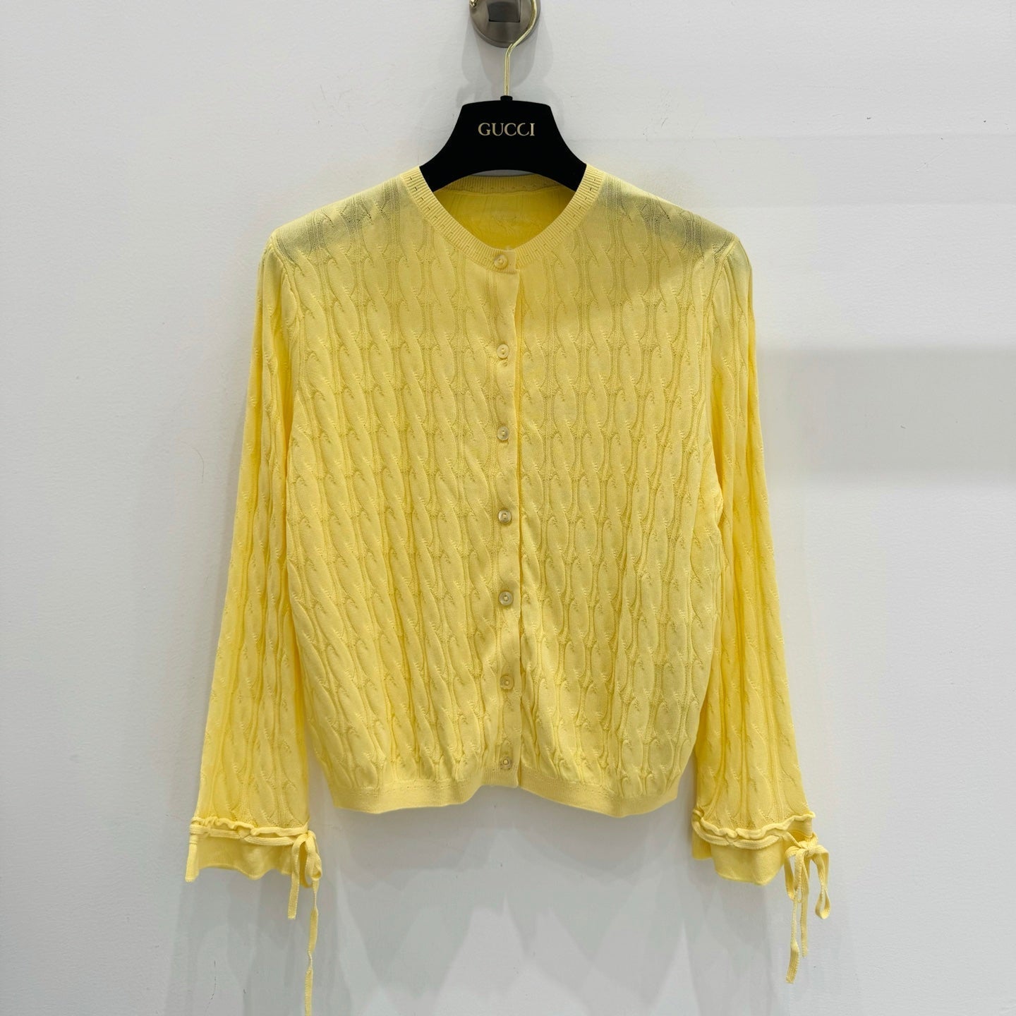 GUCCI 26S LONG-SLEEVE KNIT CARDIGAN 373