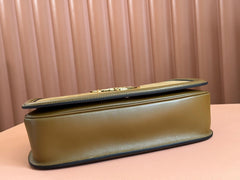 GUCCI 26S BLONDIE BAG 32 IN BROWN SUEDE