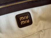 ARCADIE BAG 27 IN CEDAR BROWN SUEDE GOLD HARDWARE