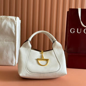 MEDIUM SOFTBIT MAXI SHOULDER BAG 27.5 IN OFF WHITE GRAINY LAMBSKIN