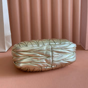 WANDER MATELASSÉ NAPPA MINI BAG 18 IN GOLDEN LAMBSKIN