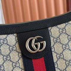GG 25S EPILOGUE BAG 30 IN BEIGE AND BLACK CALFSKIN