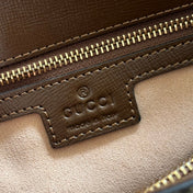 GUCCI 25S HORSEBIT 1955 MEDIUM SHOULDER BAG 22 CM IN BROWN CALFSKIN WITH GOLD HARDWARE