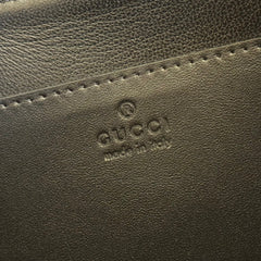 GUCCI 26S SIENA TOP HANDLE BAG 19 IN BLACK CALFSKIN