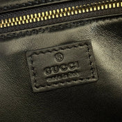 GUCCI 26S SIENA TOP HANDLE BAG 25 IN BLACK CALFSKIN