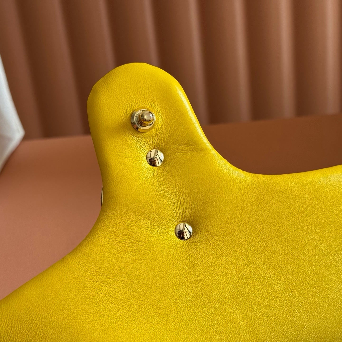 GUCCI 26S GG MARMONT BAG 26 IN YELLOW LAMBSKIN