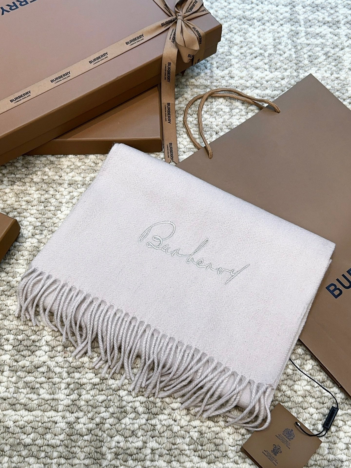 BBR SCARF 190 CM IN CASHMERE 525905