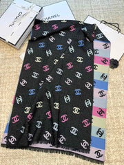 CHANEL 25S SCARF 187 IN CASHMERE 876277