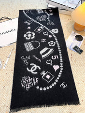 CHANEL 25S SCARF 203 CM IN CASHMERE 943933