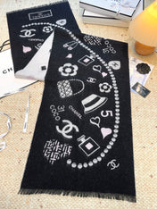 CHANEL 25S SCARF 203 CM IN CASHMERE 943933