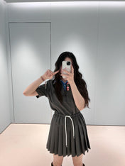 MIUMIU PLEATED DRESS STYLE 19