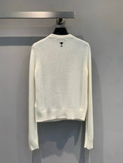 DIOR 25S FLORAL EMBROIDERED CASHMERE SWEATER 533