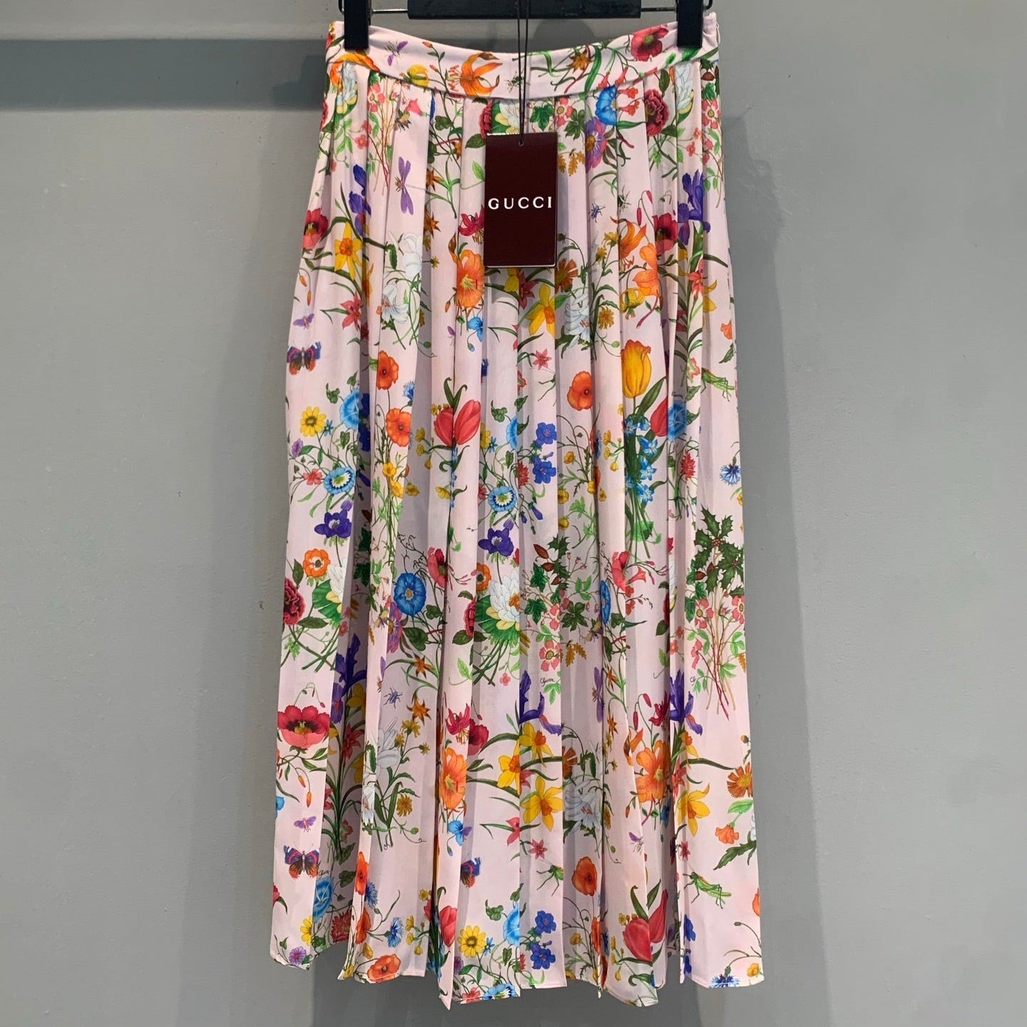 GUCCI 26S PLEATED MIDI SKIRT 447