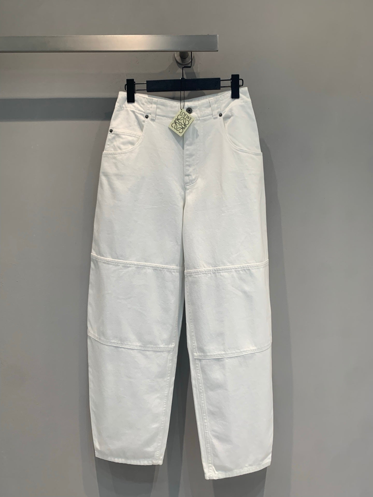 LOEWE 26S CURVED-LEG CARGO PANTS 549