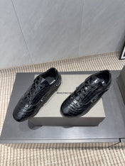 BALENCIAGA 25S SNEAKER IN BLACK CALFSKIN