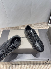 BALENCIAGA 25S SNEAKER IN BLACK CALFSKIN