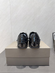 BALENCIAGA 25S SNEAKER IN BLACK CALFSKIN
